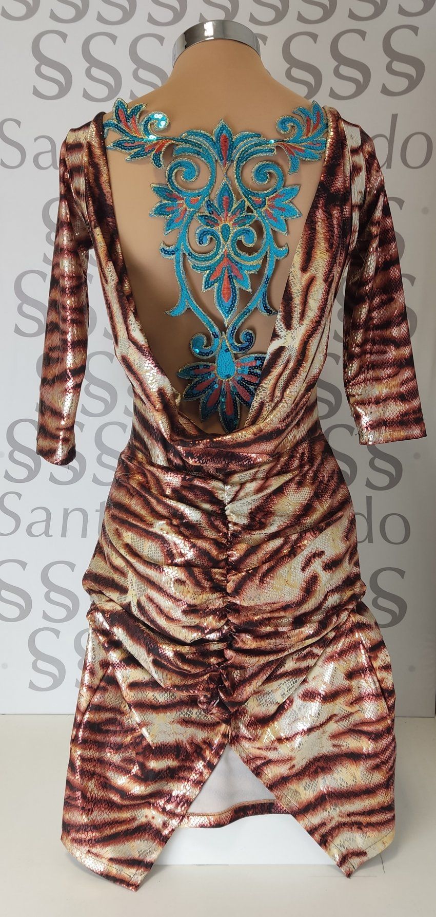 Vestido baile deportivo latinos