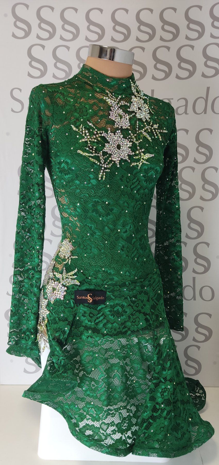 Vestido baile deportivo latinos