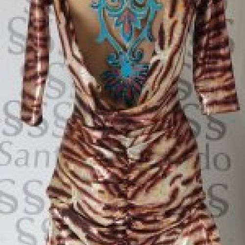 Vestido baile deportivo latinos