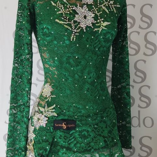 Vestido baile deportivo latinos